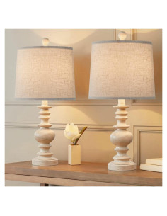 Lámpara de Mesa Rústica BOBOMOMO Juego de 2 50.8 cm