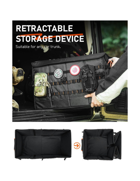 Organizador de Maletero NOVSIGHT 66L Plegable Impermeable