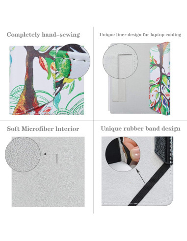 Funda Protectora Alapmk para Laptop 14" - Árbol de Amor