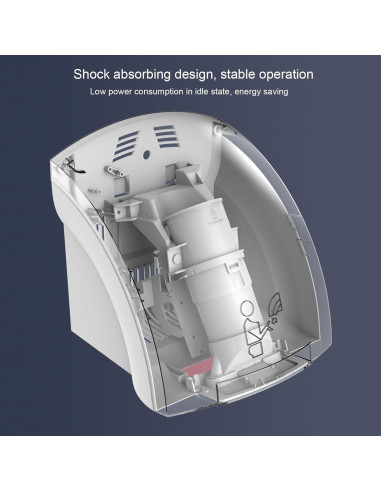 Secador de Manos Eléctrico Genérico 1200W Infrarrojo 10s