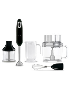 Batidora de Mano y Procesador de Alimentos SMEG HBF03 350W 5 en 1 Negro