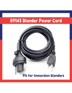 Cable de Alimentación 89143 para Batidora Robot Coupe MP 381 cm 2