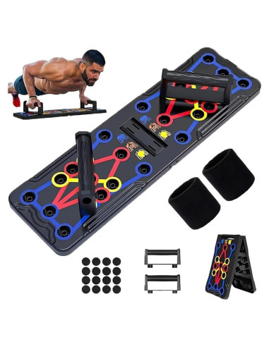 Tabla de Flexiones Plegable NESVIZ - Multifuncional y Antideslizante