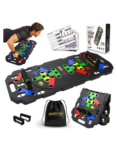 Tabla de Entrenamiento Plegable LALAHIGH para Flexiones 300kg