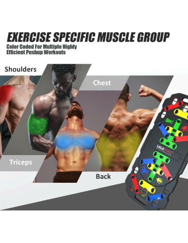 Tabla de Entrenamiento Plegable LALAHIGH para Flexiones 300kg