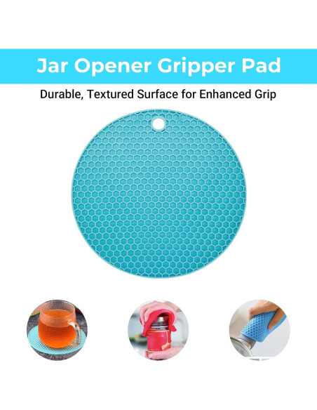 Abrebotellas 5 en 1 Amroicus para Manos Débiles - Azul