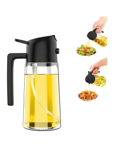 Botella Spray de Aceite ARHAN 470ml 2 en 1 con Cepillos 2