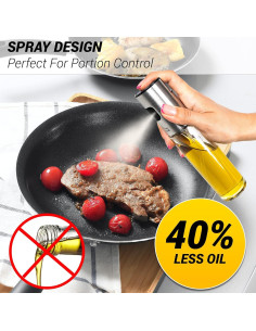 Rociador de Aceite de Oliva AddPlum 100ml Acero Inoxidable 2