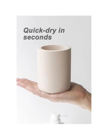 Organizador de Cepillos de Dientes SYJAN HOME SJTBC - Diatomea Secado Rápido