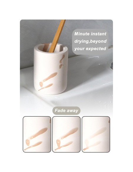 Organizador de Cepillos de Dientes SYJAN HOME SJTBC - Diatomea Secado Rápido