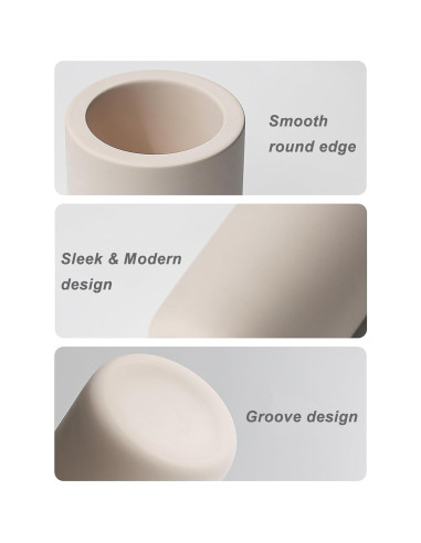 Organizador de Cepillos de Dientes SYJAN HOME SJTBC - Diatomea Secado Rápido