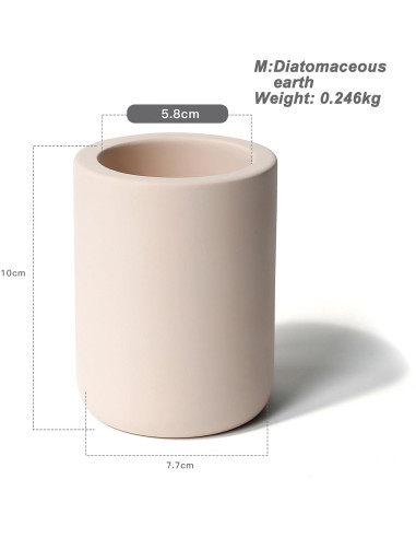 Organizador de Cepillos de Dientes SYJAN HOME SJTBC - Diatomea Secado Rápido