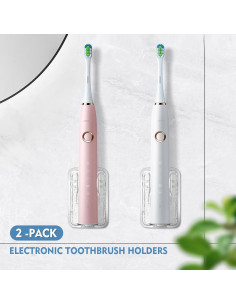 Soporte de Cepillo de Dientes Eléctrico Maffuno 2 Piezas Acrílico 2