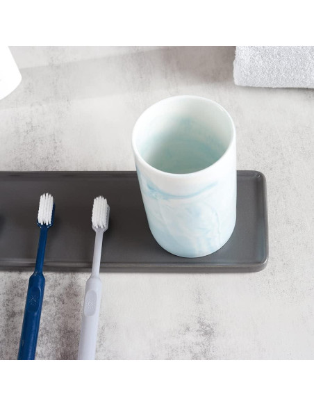 Soporte de Cepillo de Dientes Cerámica WongWongCat 300ml Azul