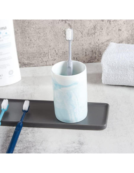 Soporte de Cepillo de Dientes Cerámica WongWongCat 300ml Azul