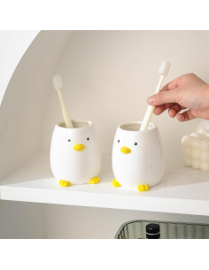 Soporte para Cepillos de Dientes Cerámica Louie Silna 11cm 2