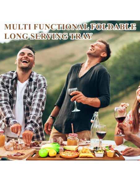 Tabla de Charcutería Plegable SHANDERBAR 84 x 30 cm Madera Acacia