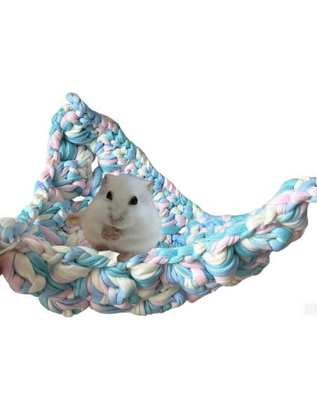 Red de Cuerda de Escalada Colorida NITCAN 30x20cm para Aves y Mascotas