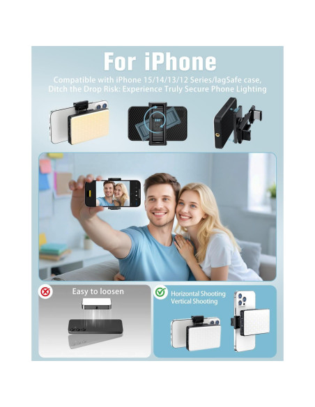 Luz LED para Selfie Auriani AUR-3IN1-FL 3000mAh 3 Modos