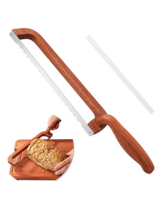 Cuchillo de Pan Ittnim 38.1 cm Acero Inoxidable Mango Nogal