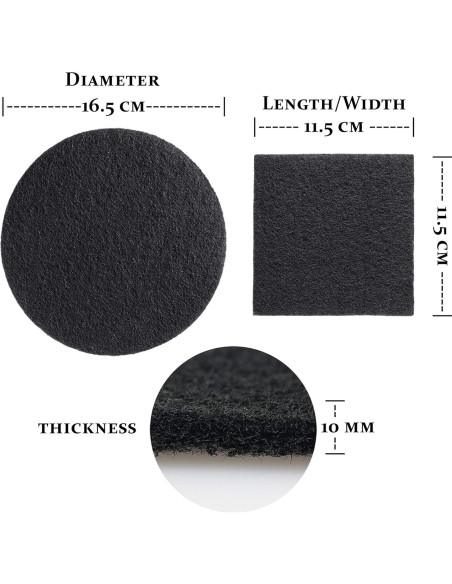 Filtros de Carbón Activado RED FACTOR 8 Pack para Compostaje