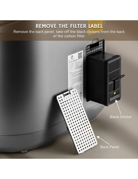 Filtros de Carbono Activado Airthereal R500 para Compostador