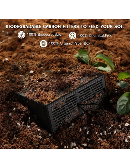 Filtros de Carbono Activado Airthereal R500 para Compostador