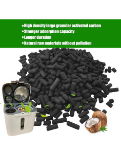 Recarga de Carbón Activado ShuRex para Compostador Fylecen 363g 2