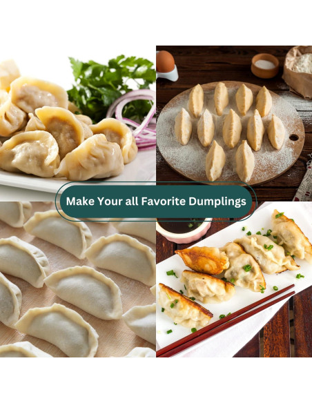 Kit de Hacer Dumplings AMGOYA Acero Inoxidable 7 Piezas