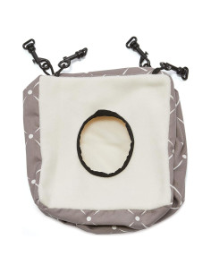 Cubo Acogedor MidWest para Mascotas Beige y Blanco 91x61cm