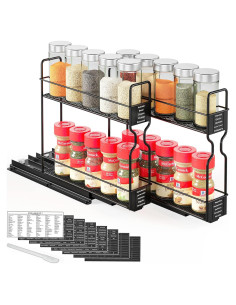 Organizador de Especias SpaceAid con 2 Cajones Deslizantes