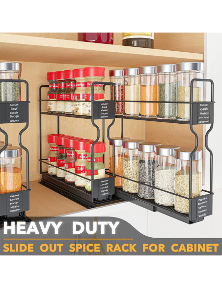 Organizador de Especias SpaceAid con 2 Cajones Deslizantes