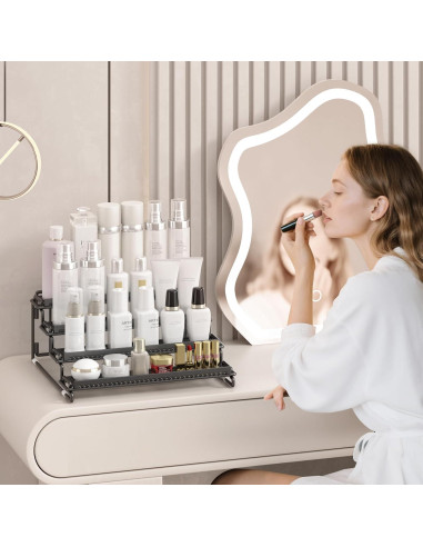 Estante Organizador de Especias 4 Niveles LUHENPING Negro