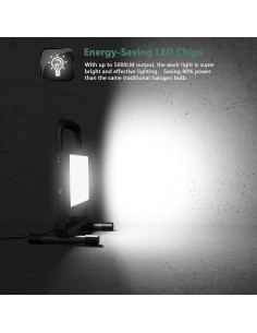 Luz de Trabajo LED Glorious-Lite 50W 5000LM IP66 Ajustable 2