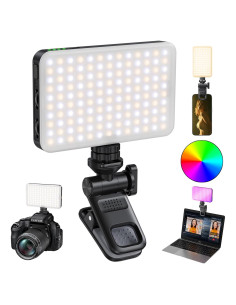 Clip de Luz LED Portátil BAOYER BX-ZBD10S RGB 10 Modos