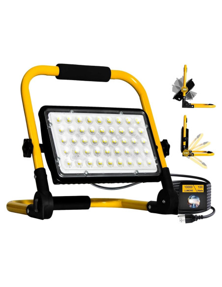 Luz de Trabajo LED 100W CREATESTAR 10000LM IP66 Portátil