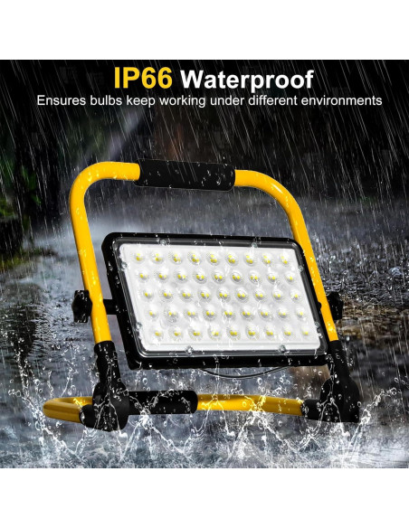 Luz de Trabajo LED 100W CREATESTAR 10000LM IP66 Portátil