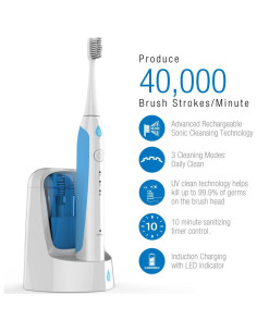 Cepillo de Dientes Eléctrico Pursonic S750 Blanco 40,000 RPM 2