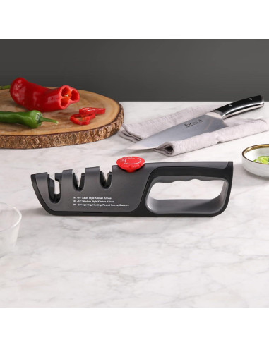 Afilador Profesional Cangshan 1026108 3 Etapas 14-24 Grados