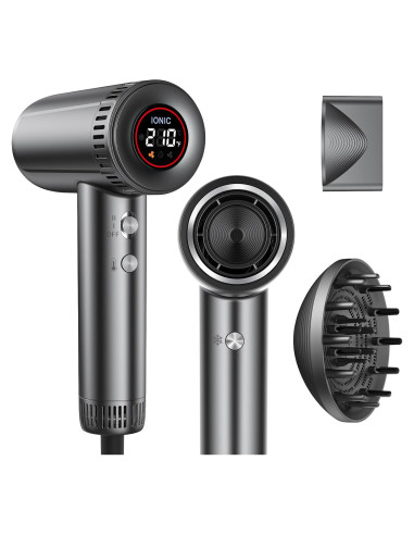 Secador de Pelo Iónico Profesional lpstea 9 Modos 1500W