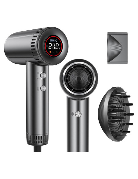 Secador de Pelo Iónico Profesional lpstea 9 Modos 1500W