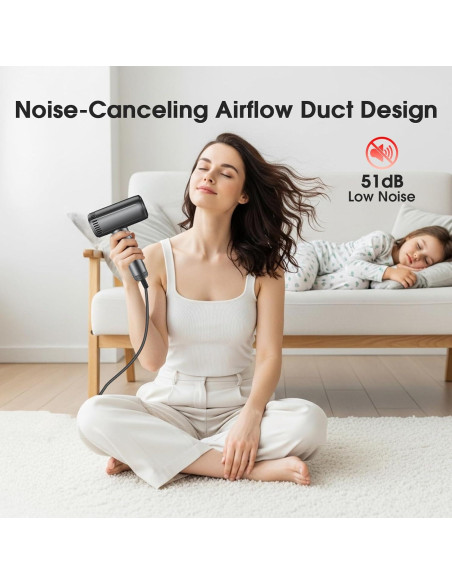 Secador de Pelo Iónico Profesional lpstea 9 Modos 1500W