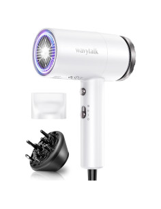 Secador de Pelo Wavytalk 1875W Iónico con Difusor Blanco