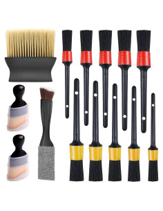 Juego de 14 Cepillos de Limpieza Yauhar para Automóviles