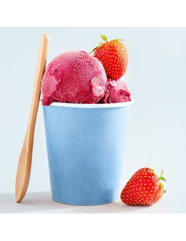 Vasos de Papel Desechables Turbo Bee 600 Unidades 3 oz Azules