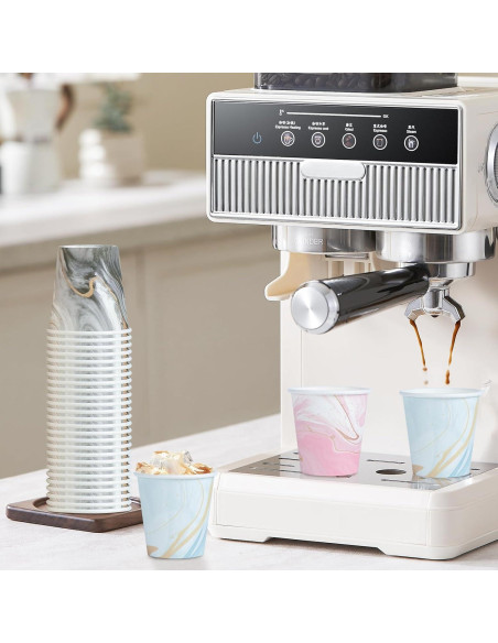 600 Vasos de Papel Desechables Huifany 3 oz Mármol para Baño