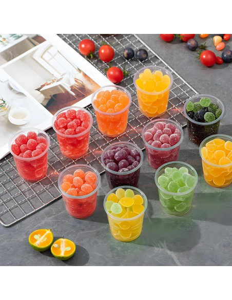 Paquete de 600 Vasos de Plástico Transparentes 3 oz SIUQ