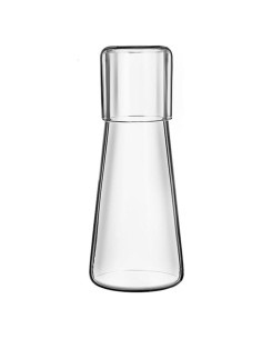 Juego de Jarra de Agua y Vaso LCORMAG 850ml Vidrio Transparente