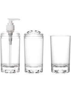 Juego de Accesorios de Baño 3 Piezas Acrílico Refined Comfort 2