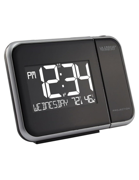 Reloj Despertador Proyector La Crosse Technology 616-1412 con Temperatura